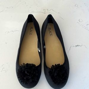 Girls Children’s Place Black dress shoe slip on